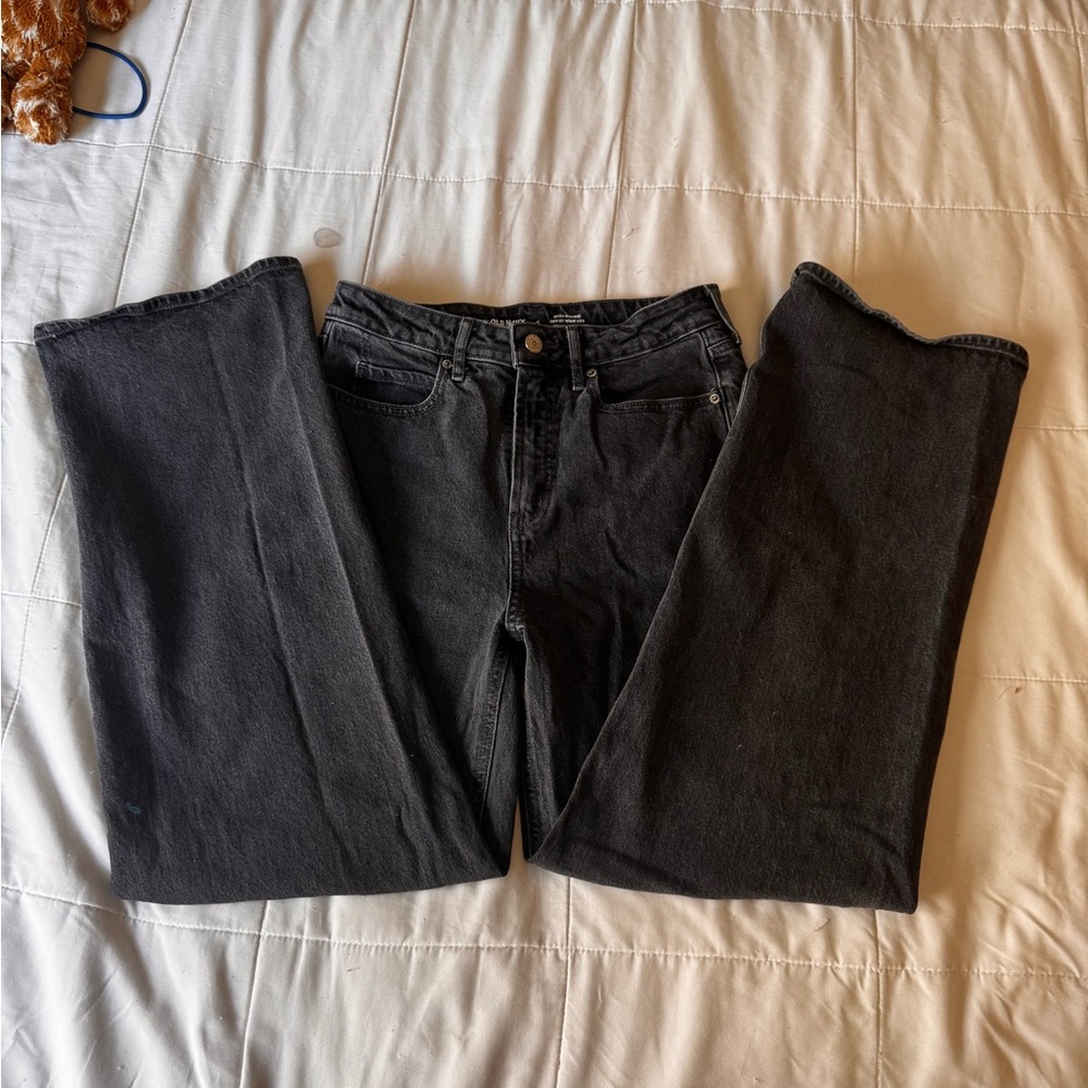 Old Navy Dark Gray High-Rise Jeans